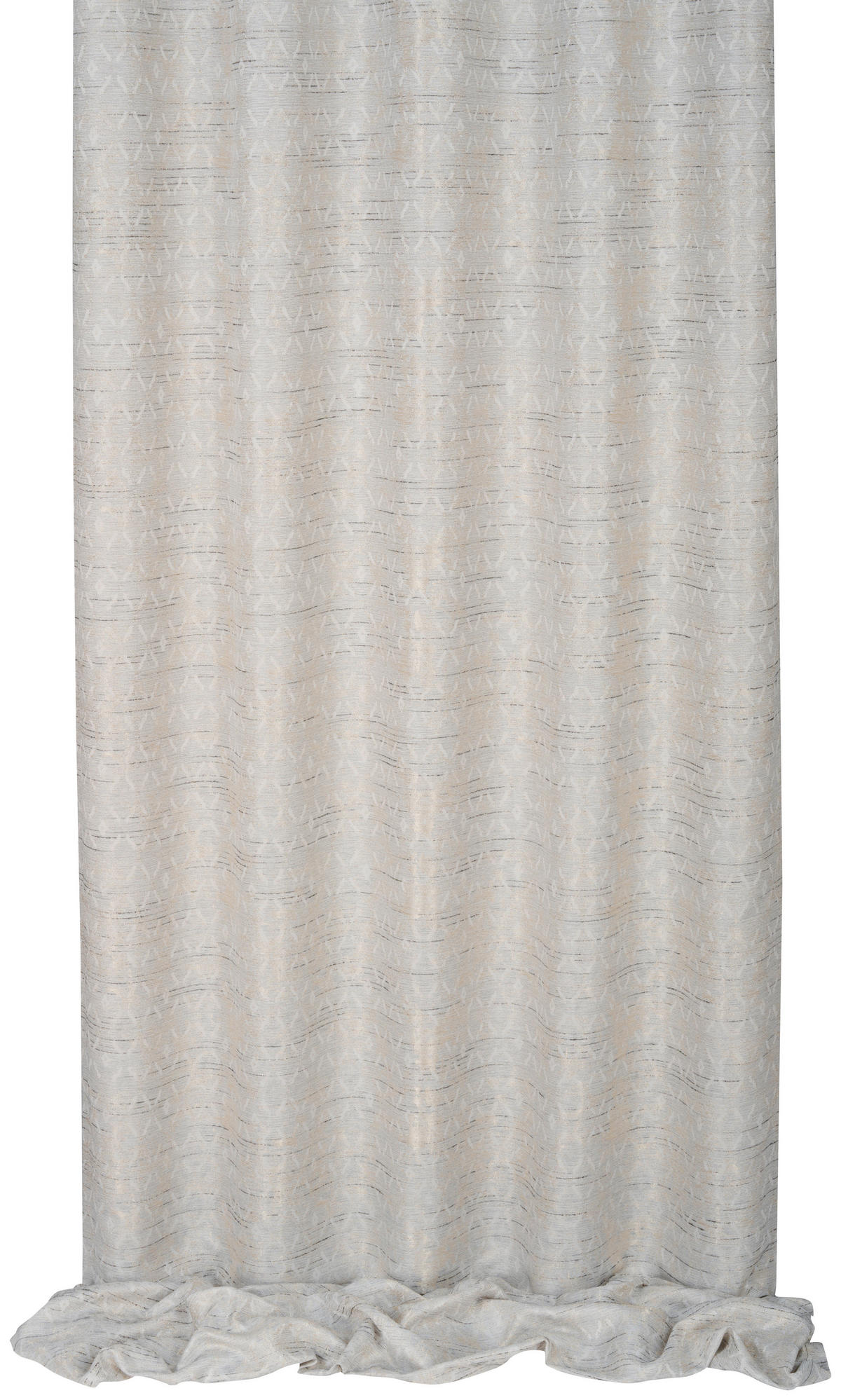 DEKOSTOFF per lfm halbtransparent  - Beige, KONVENTIONELL, Textil (140cm) - Esposa