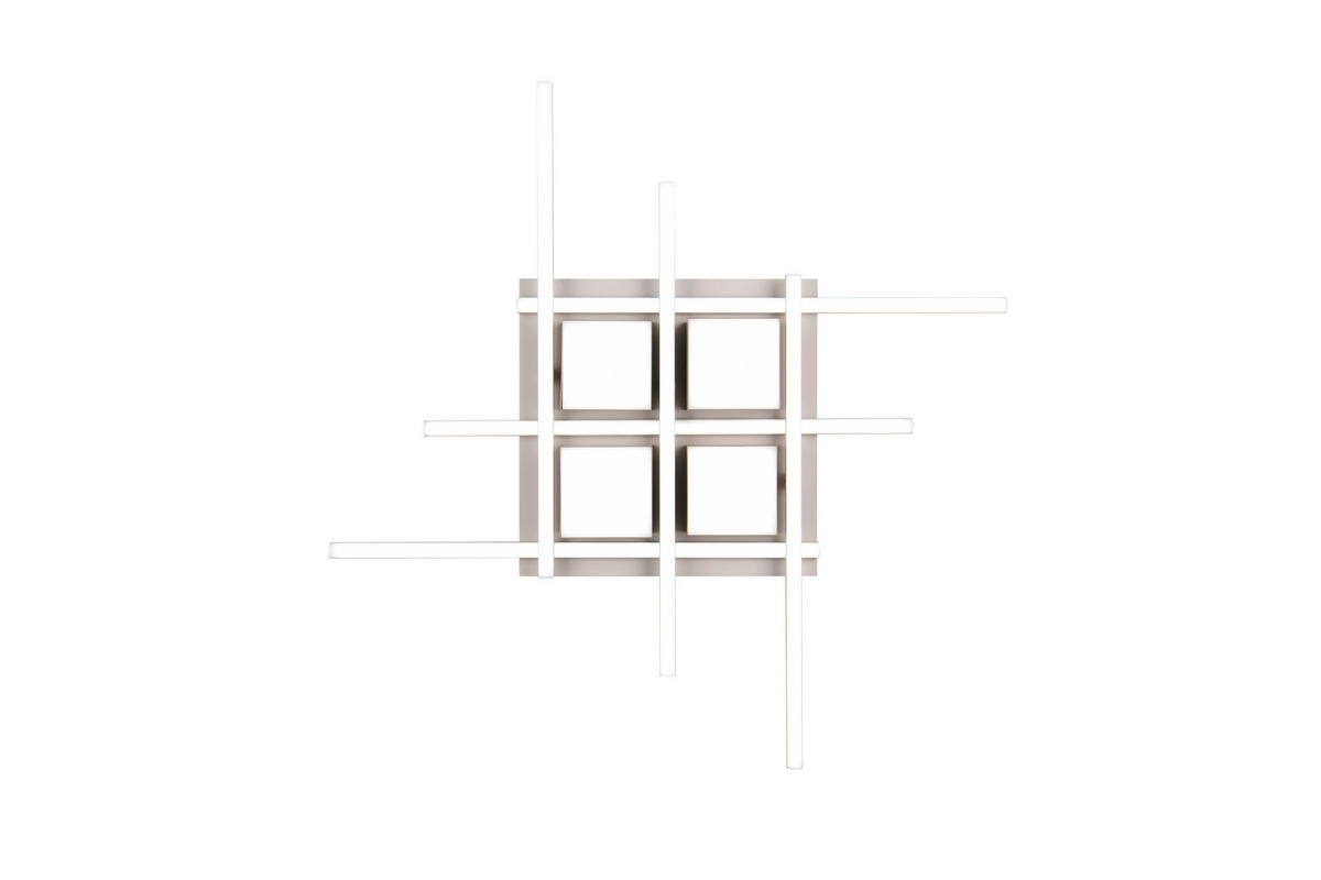 LED-TAKLAMPA  - brun/grå, Design, metall (70/11,5/70cm) - Trio Leuchten