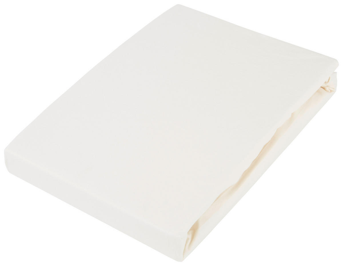 CEARȘAF CU ELASTIC 90-100/190-220 cm  - bej, Basics, textil (90-100/190-220cm) - Novel