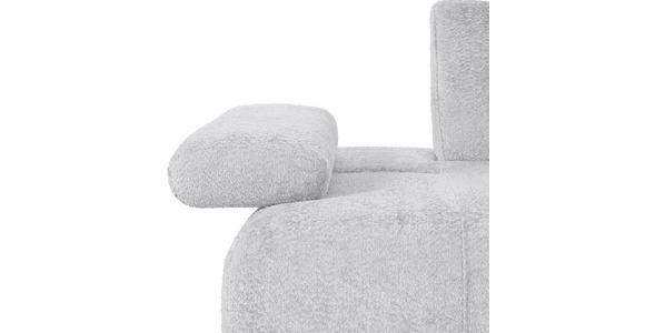 SCHLAFSOFA Chenille Hellgrau - Hellgrau/Schwarz, KONVENTIONELL, Kunststoff/Textil (235-255/80/116-138cm) - Carryhome