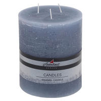 STUMPENKERZE 12/14 cm  - Blau, Basics, Naturmaterialien (12/14cm) - Steinhart