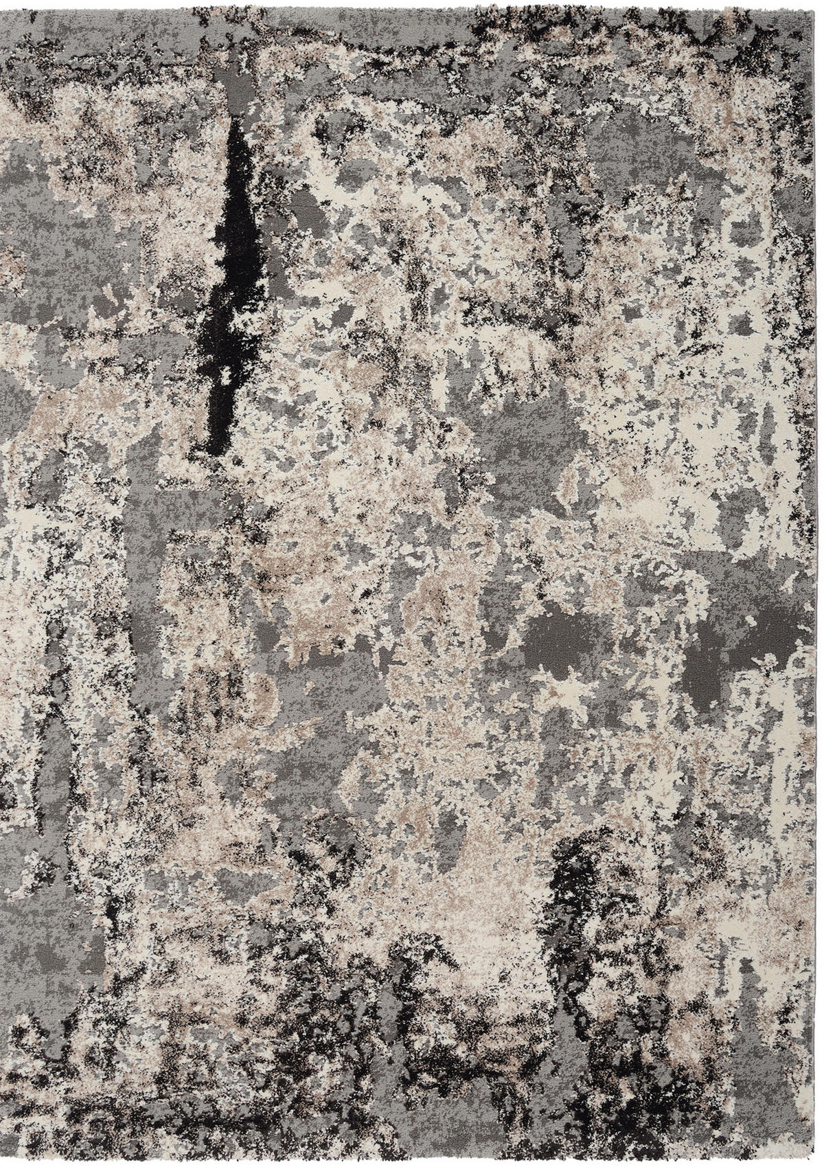 VINTAGE-TEPPICH 200/200 cm Timeline Quantum Hellgrau  - Hellgrau, Design, Textil (200/200cm) - Novel