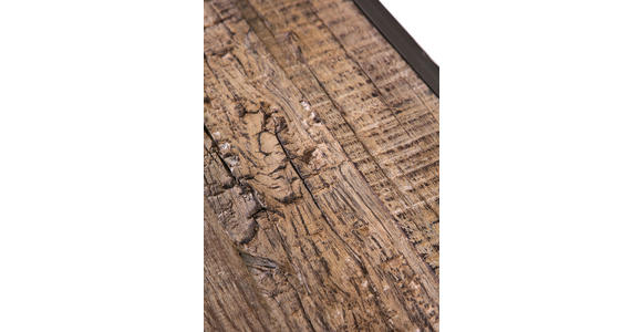 SIDEBOARD Altholz, Recyclingholz massiv Braun, Grau Einlegeböden  - Braun/Grau, LIFESTYLE, Holz/Holzwerkstoff (180/80/38cm) - Landscape