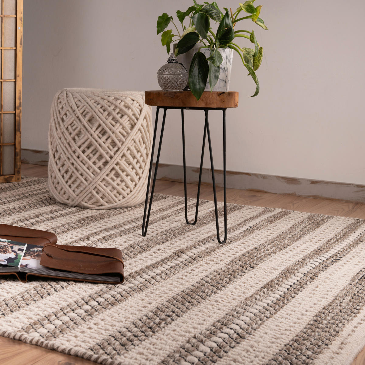 FLACHWEBETEPPICH 160/230 cm My Jaipur  - Hellbraun/Beige, Konventionell, Textil (160/230cm)