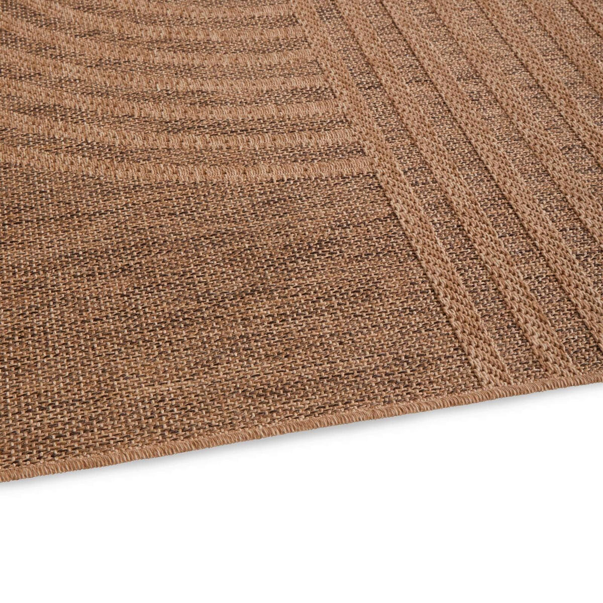 OUTDOORTEPPICH für Terrasse und Balkon 240/340 cm Borneo Talco Beige  - Beige, KONVENTIONELL, Textil (240/340cm) - Ambia Garden