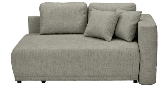CHAISELONGUE Chenille Braun - Schwarz/Braun, KONVENTIONELL, Kunststoff/Textil (171/73/93cm) - Carryhome
