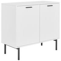 SIDEBOARD  in 90/80/40 cm  - Schwarz/Weiß, Design, Holzwerkstoff/Metall (90/80/40cm) - MID.YOU