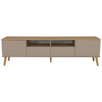TV-ELEMENT - Taupe/Eichefarben, Design, Holz/Holzwerkstoff (192/54/43cm)