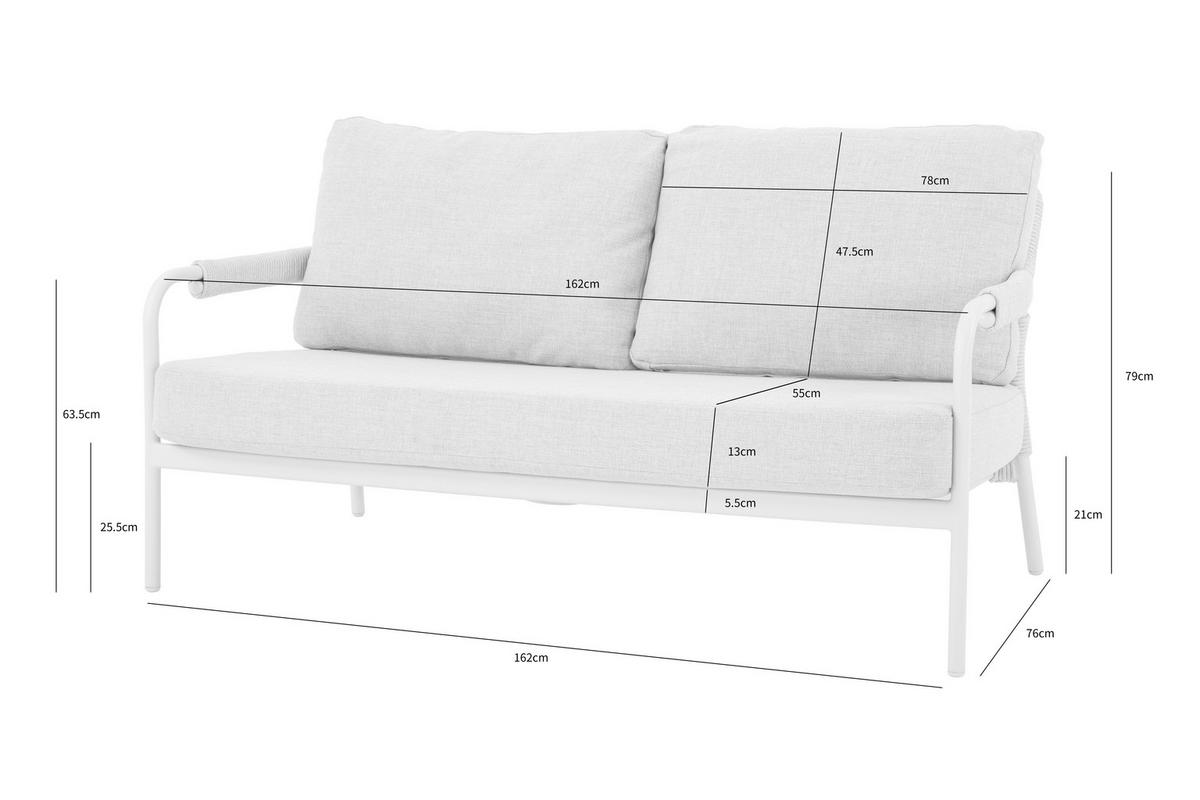 GARTENSET Metall, Textil, Stein  - Elfenbein/Beige, Design, Textil/Stein - Dieter Knoll