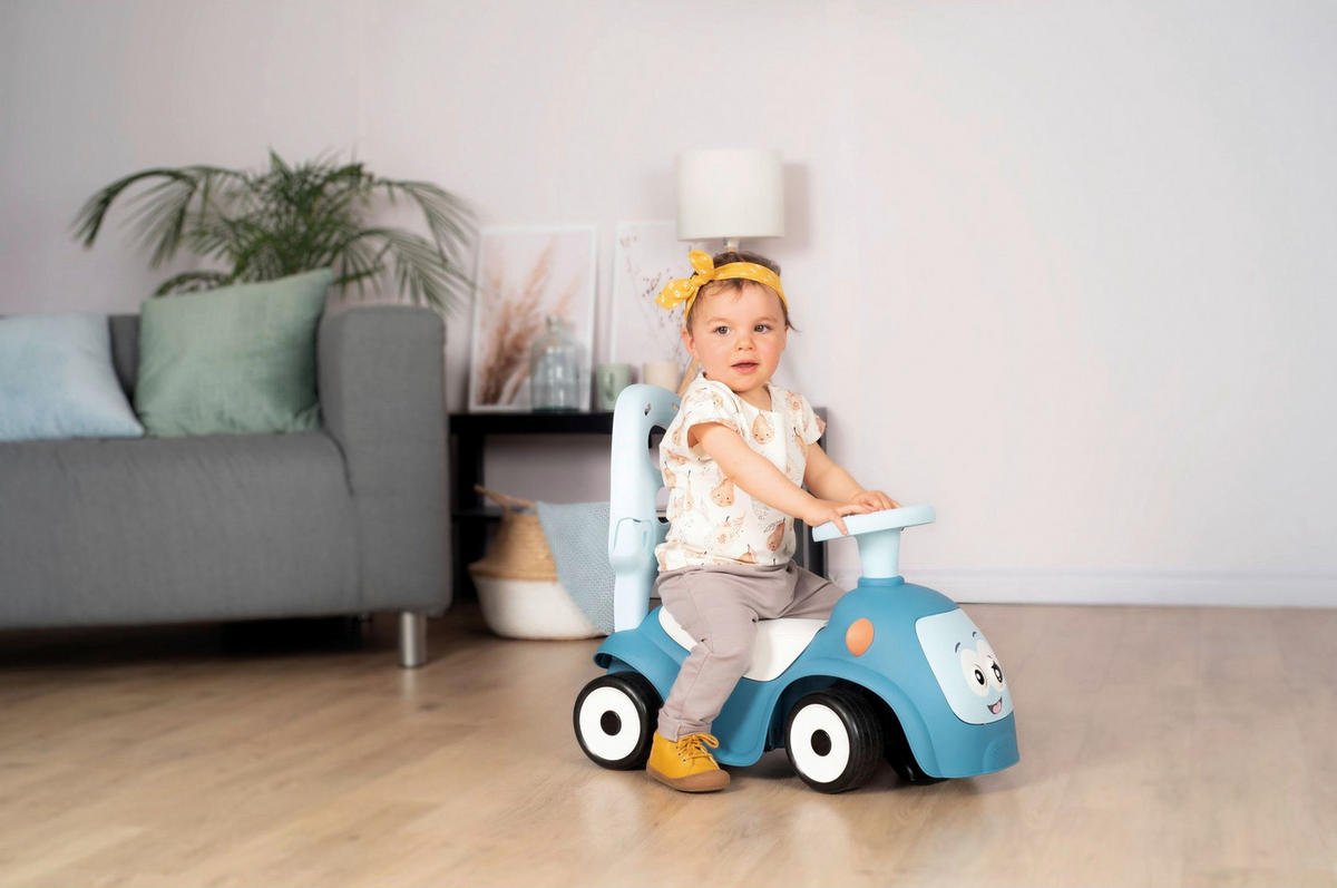 RUTSCHFAHRZEUG   - Pastellblau, Basics, Kunststoff (28,60/60/38,40cm) - SMOBY