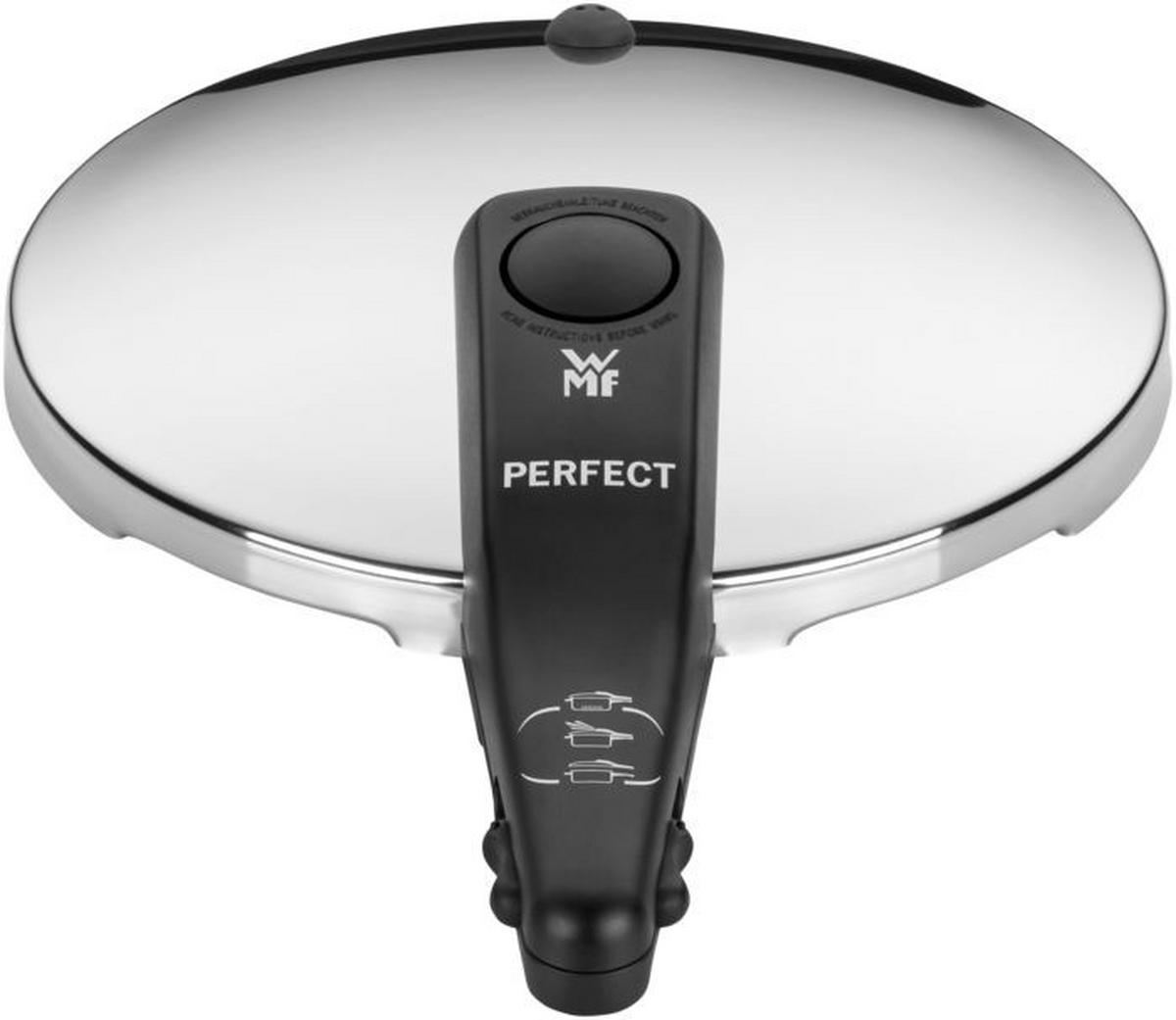 SCHNELLKOCHTOPF Perfect Premium 6,5 L  - Edelstahlfarben, Design, Metall (22cm) - WMF