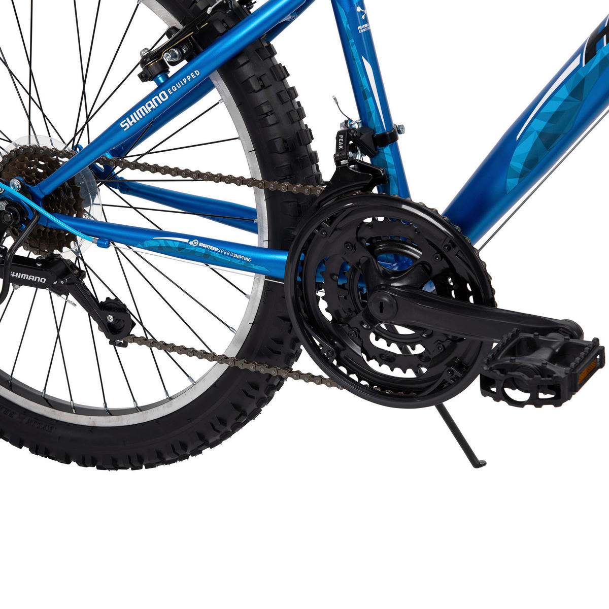 MOUNTAINBIKE 24 Zoll Kinder  - Blau, Basics, Metall (60,5/98/163cm)