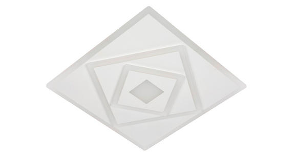 LED-DECKENLEUCHTE 40/40/6 cm   - Weiß, Trend, Kunststoff/Metall (40/40/6cm) - Novel