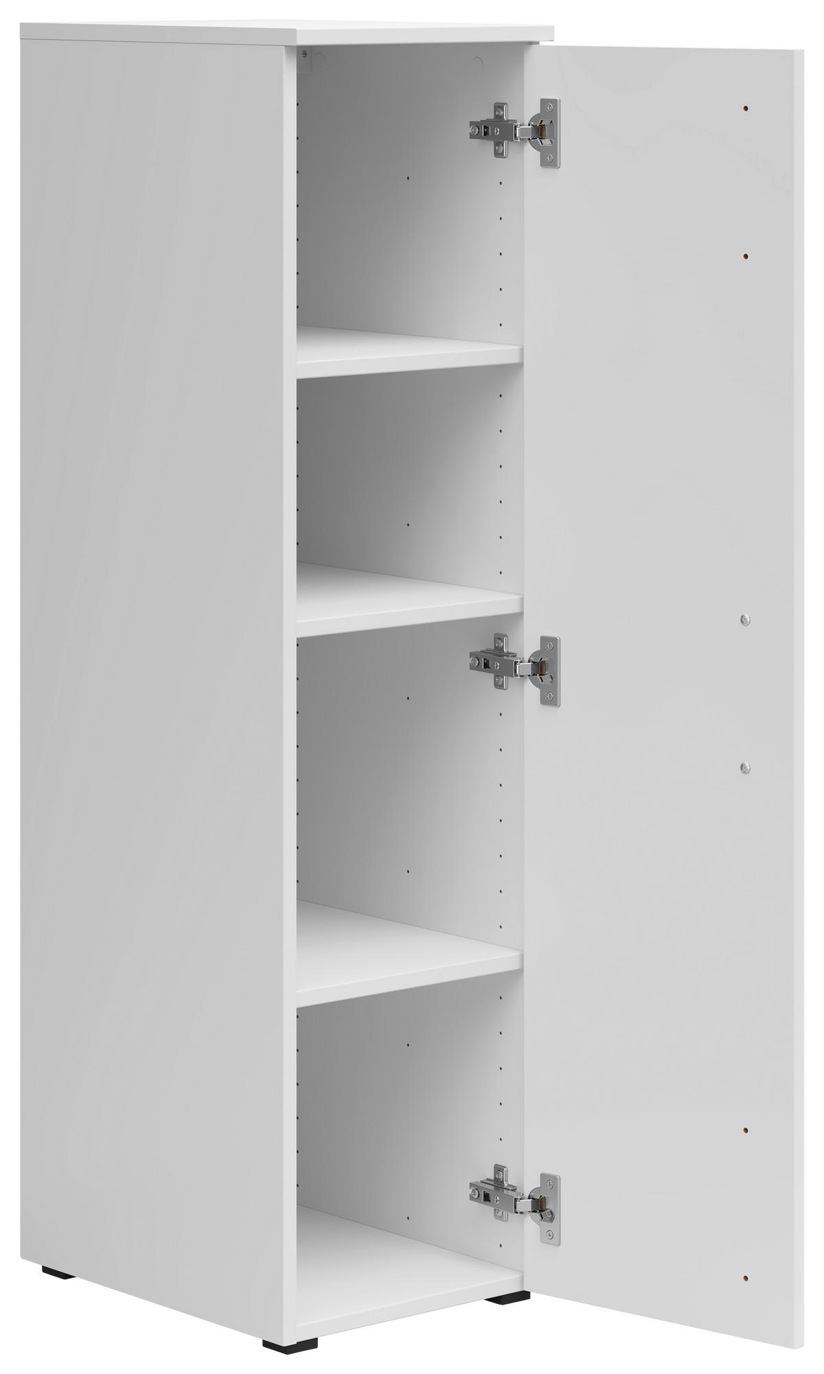 ORMAR VIŠENAMJENSKI bijela  - bijela/crna, Moderno, drvni materijal/plastika (30/115/40cm)