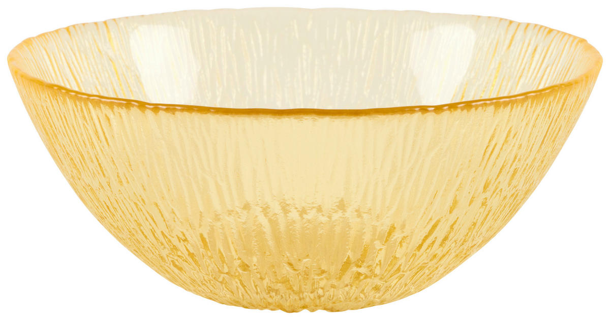 MISA, sklo, 14 cm  - svetložltá, Lifestyle, sklo (14cm) - Ambia Home