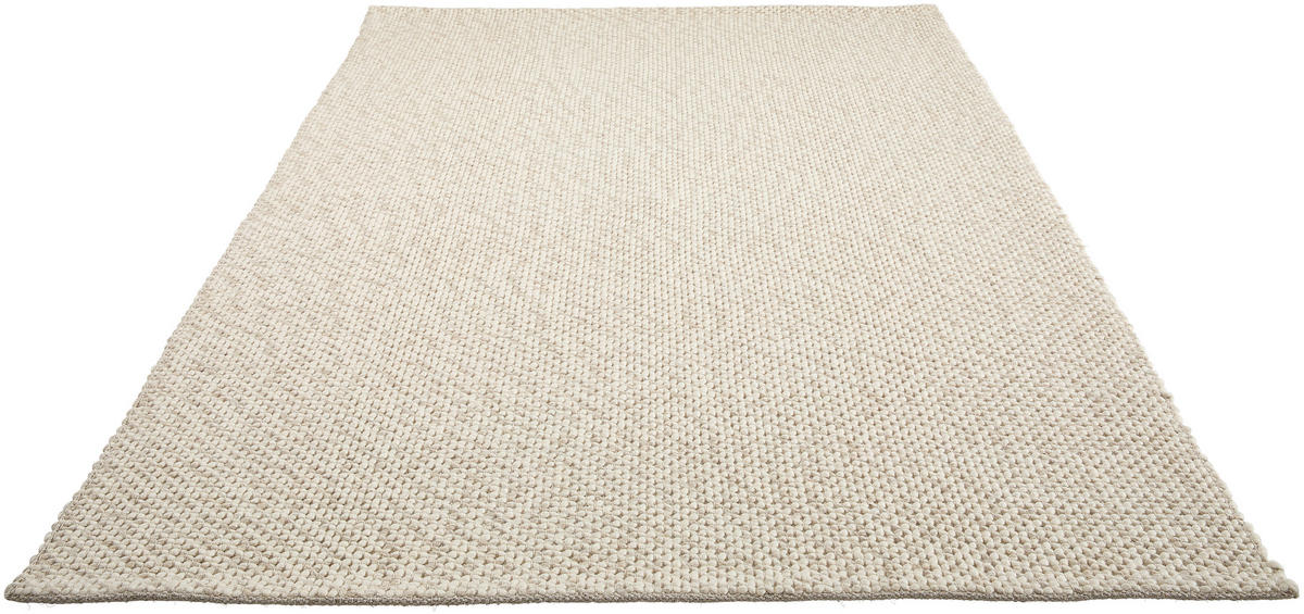 HANDWEBTEPPICH Wohnzimmer 130/190 cm Beige rechteckig  - Beige, Natur, Textil (130/190cm) - Linea Natura