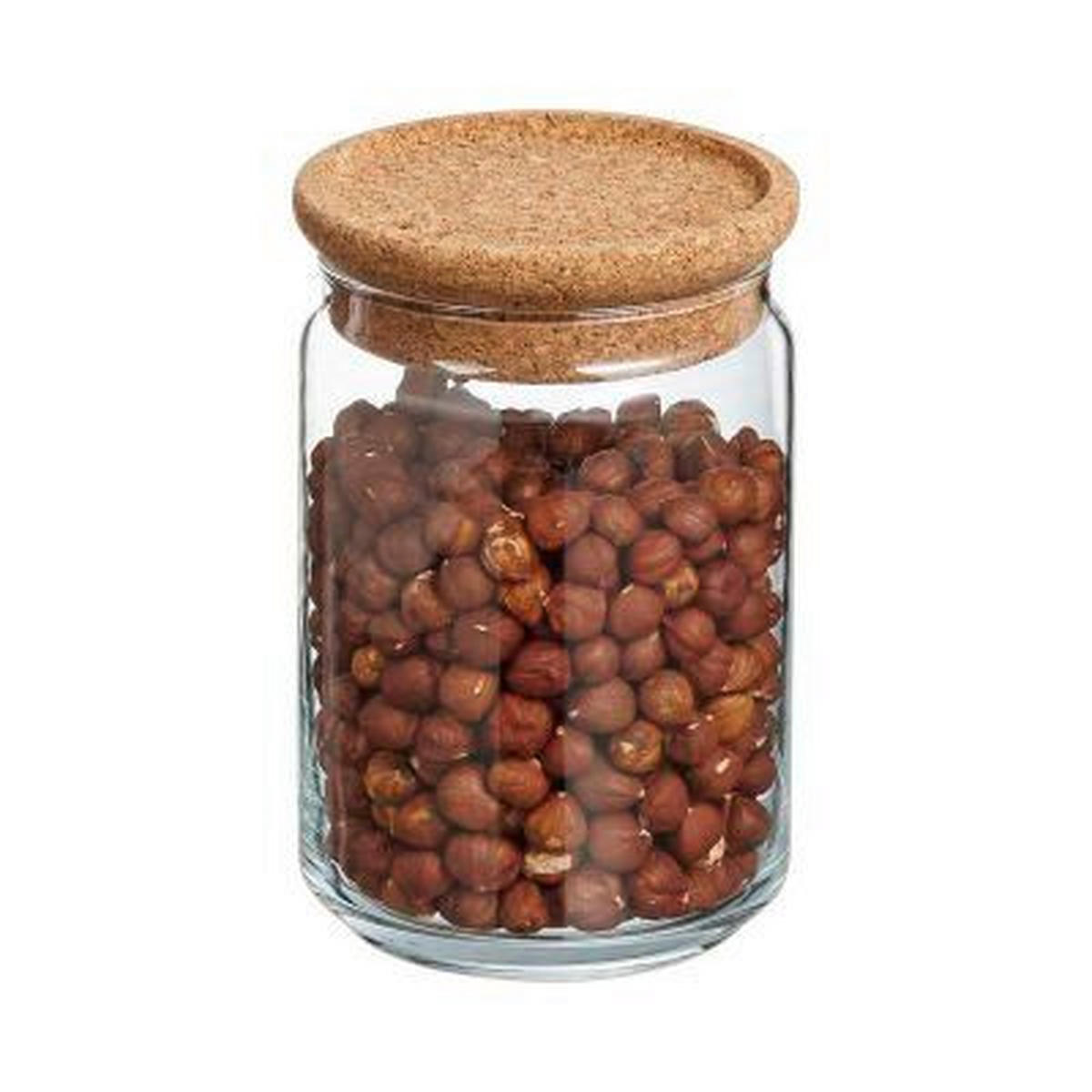 POSUDA ZA ZALIHE  1 l   - prozirno, Basics, staklo/drvo (10,5/16cm)