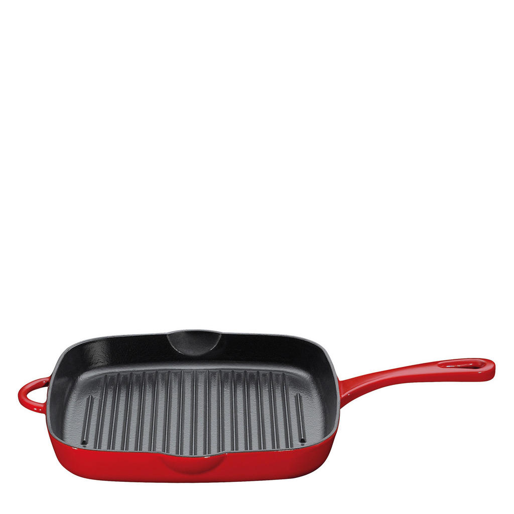 KÜCHENPROFI GRILOVACÍ PÁNEV, smalt, 43/27,6 cm