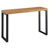 KONSOLENTISCH Braun  - Schwarz/Braun, MODERN, Holzwerkstoff/Metall (120/39/75,5cm) - MID.YOU