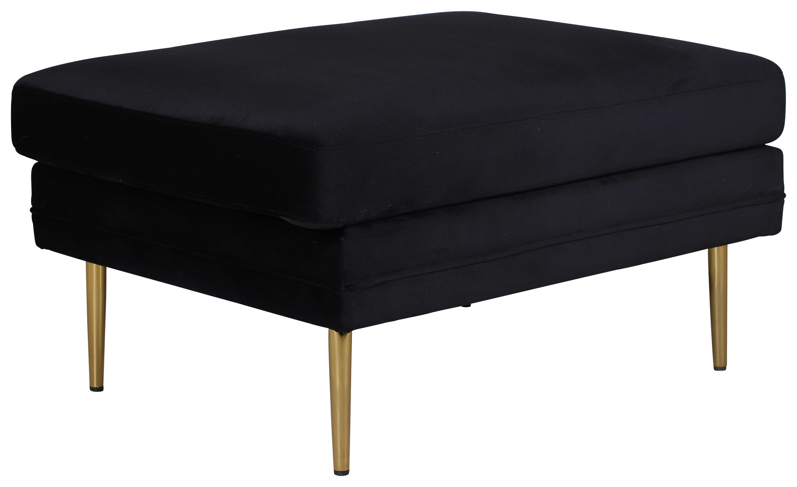 PALL i metall, textil svart, guldfärgad  - svart/guldfärgad, Design, metall/textil (90/49/70cm) - Livetastic