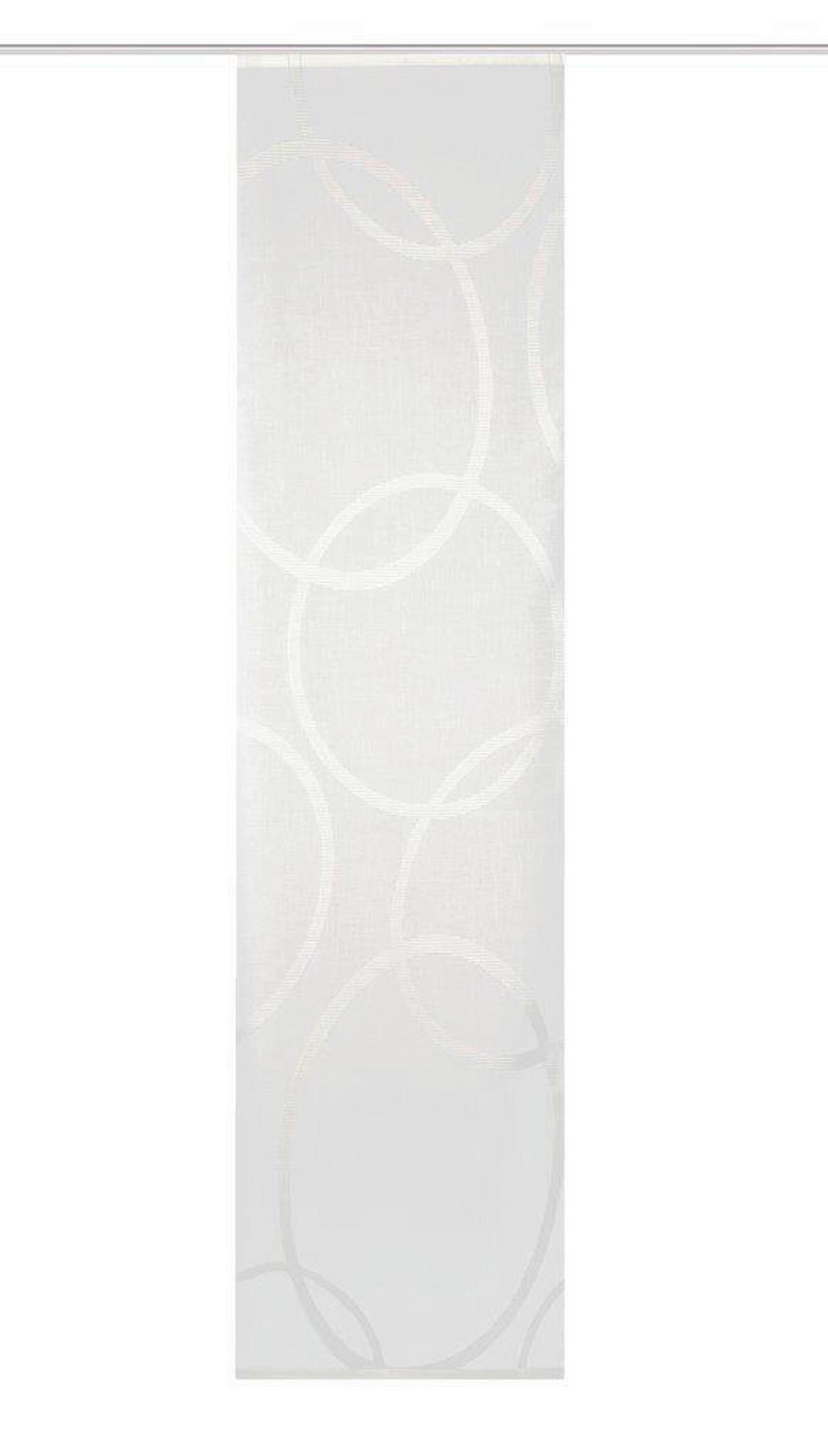 FLÄCHENVORHANG   halbtransparent   60/245 cm  - Ecru, Design, Textil (60/245cm)