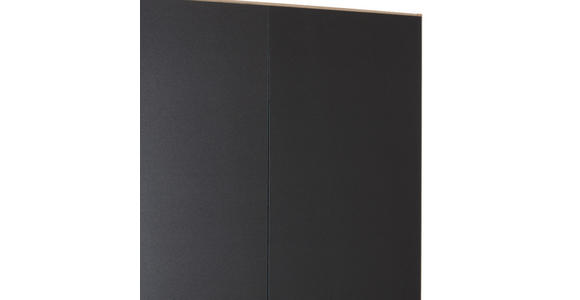 KLEIDERSCHRANK in Dunkelgrau, Eiche Artisan - Dunkelgrau/Silberfarben, Design, Holzwerkstoff/Kunststoff (91/197/54cm) - Carryhome