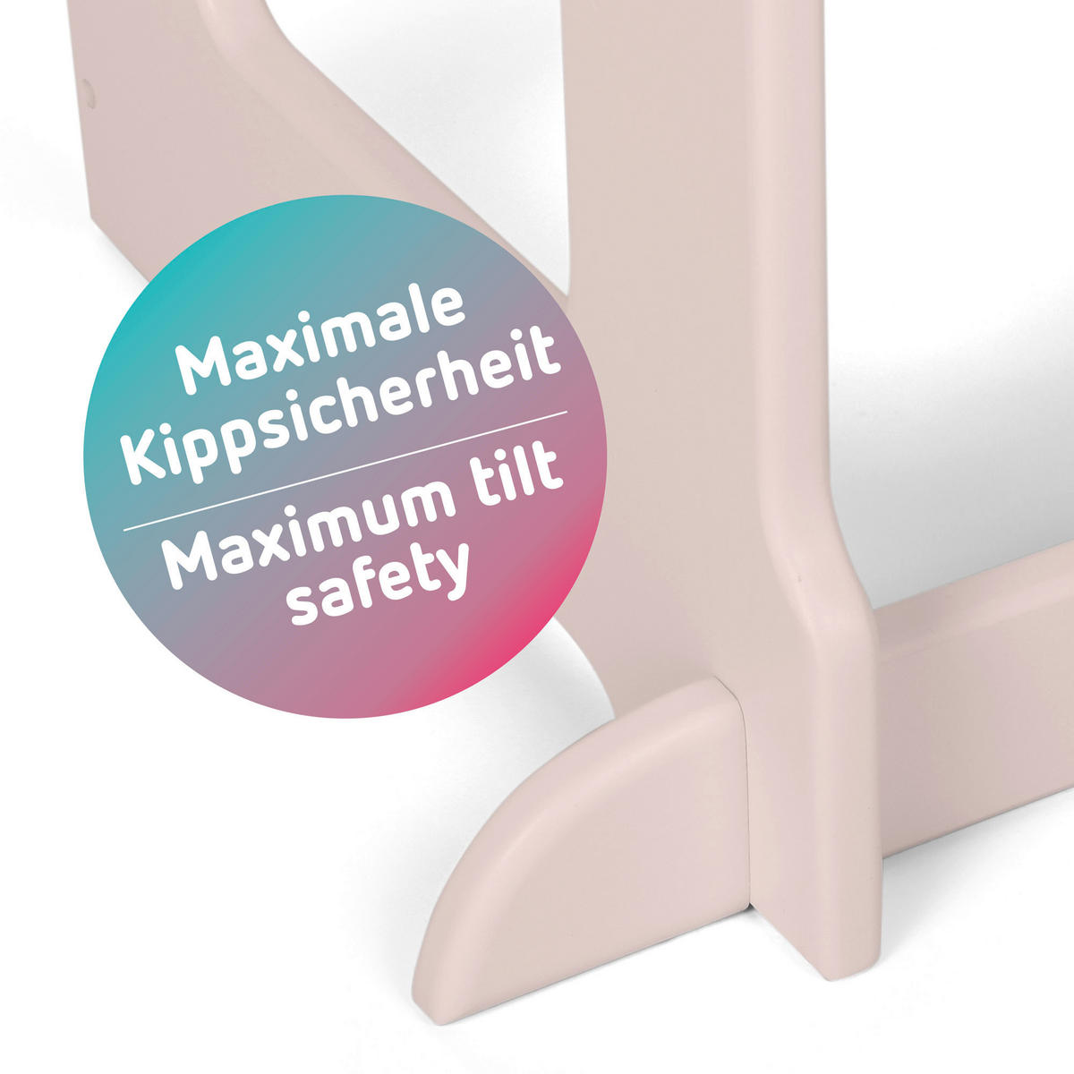 LERNTURM  - Beige, Basics, Holz (42,5/62,2/92cm) - Tobi