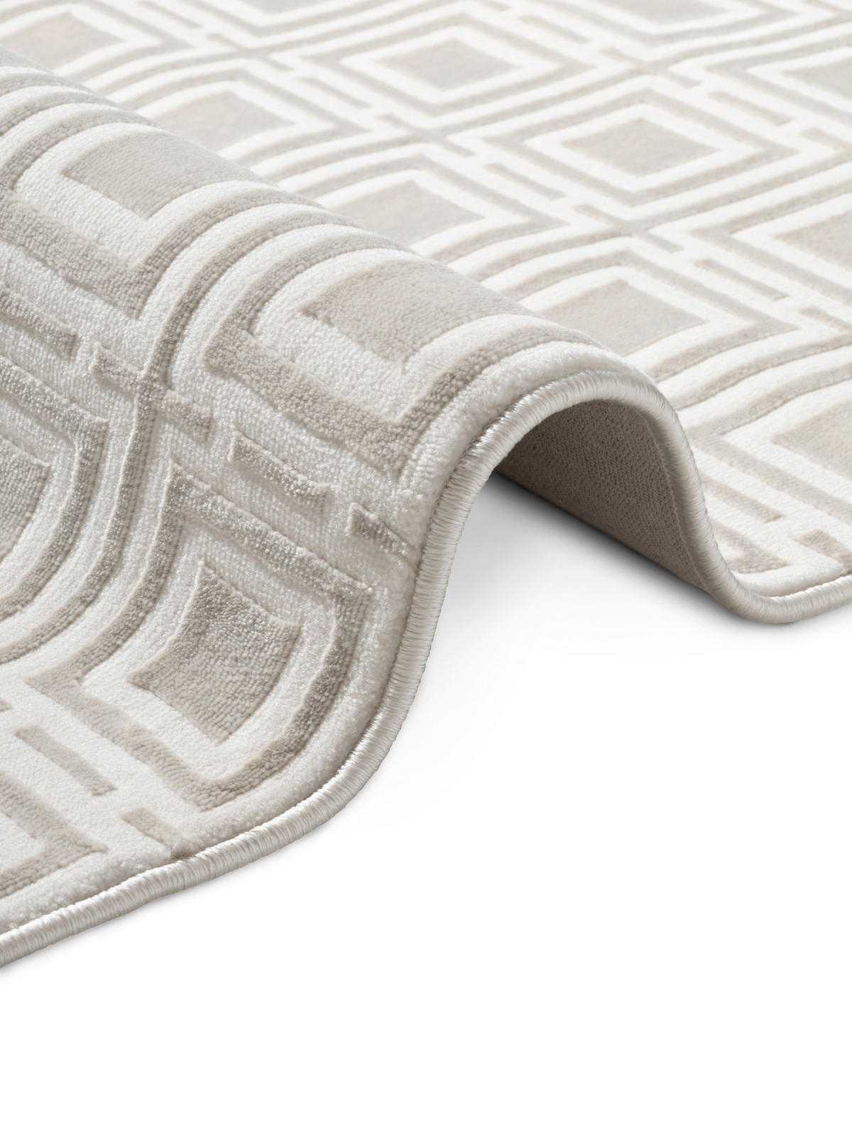 LÄUFER 80/240 cm Perles  - Creme, Design, Kunststoff (80/240cm) - Elle Decoration