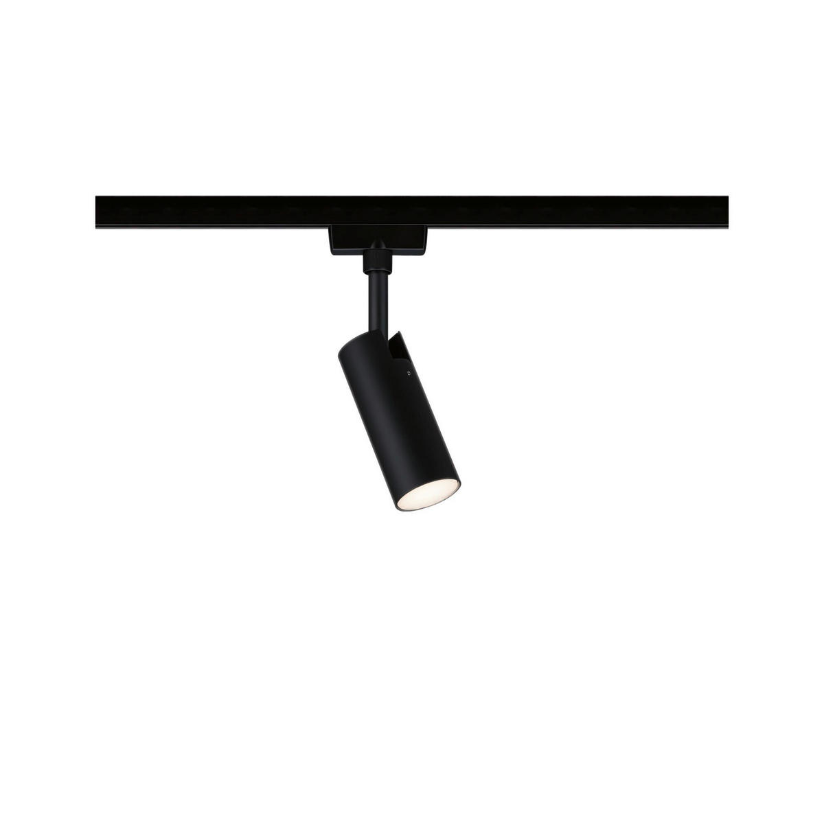 SCHIENENSYSTEM-STRAHLER URail Spot Tubo 4,3/18,8 cm   - Schwarz, Basics, Kunststoff/Metall (4,3/18,8cm) - Paulmann