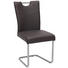 SCHWINGSTUHL in Metall, Leder Edelstahlfarben, Dunkelbraun - Edelstahlfarben/Dunkelbraun, Design, Leder/Metall (44/99/57cm) - Valdera SCHWINGSTUHL in Metall, Leder Edelstahlfarben, Dunkelbraun - Edelstahlfarben/Dunkelbraun, Design, Leder/Metall (44/99/57cm) - Valdera