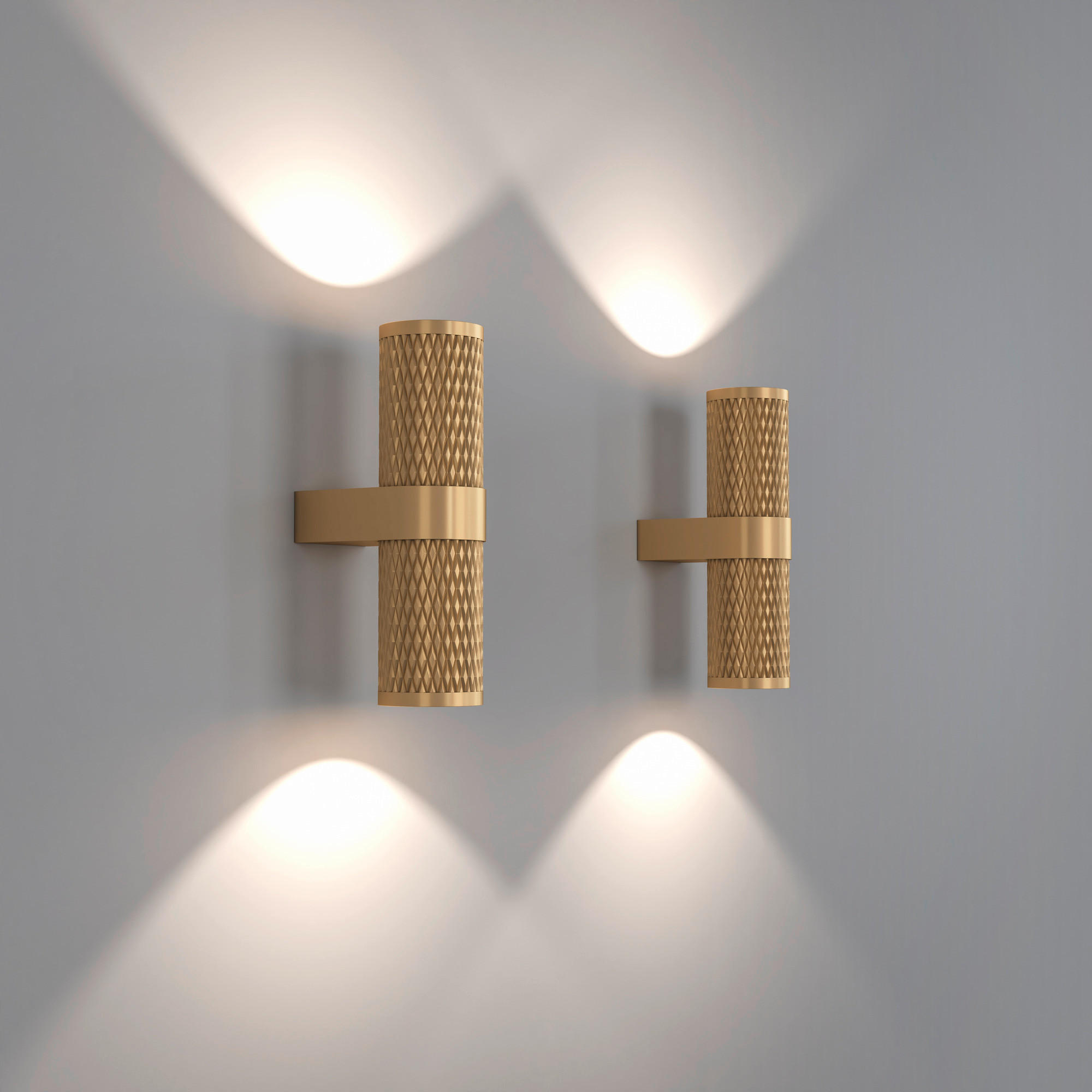 WANDLEUCHTE Ceiling & Wall   - Goldfarben, Trend, Metall (21.7/6.5/10.6cm) - MAYTONI