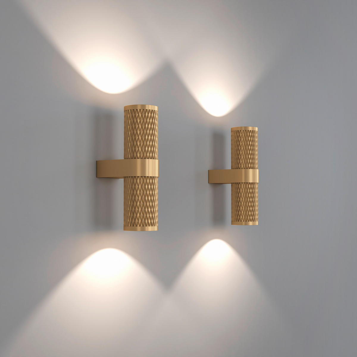 WANDLEUCHTE - Goldfarben, Trend, Metall (21.7/6.5/10.6cm) - MAYTONI