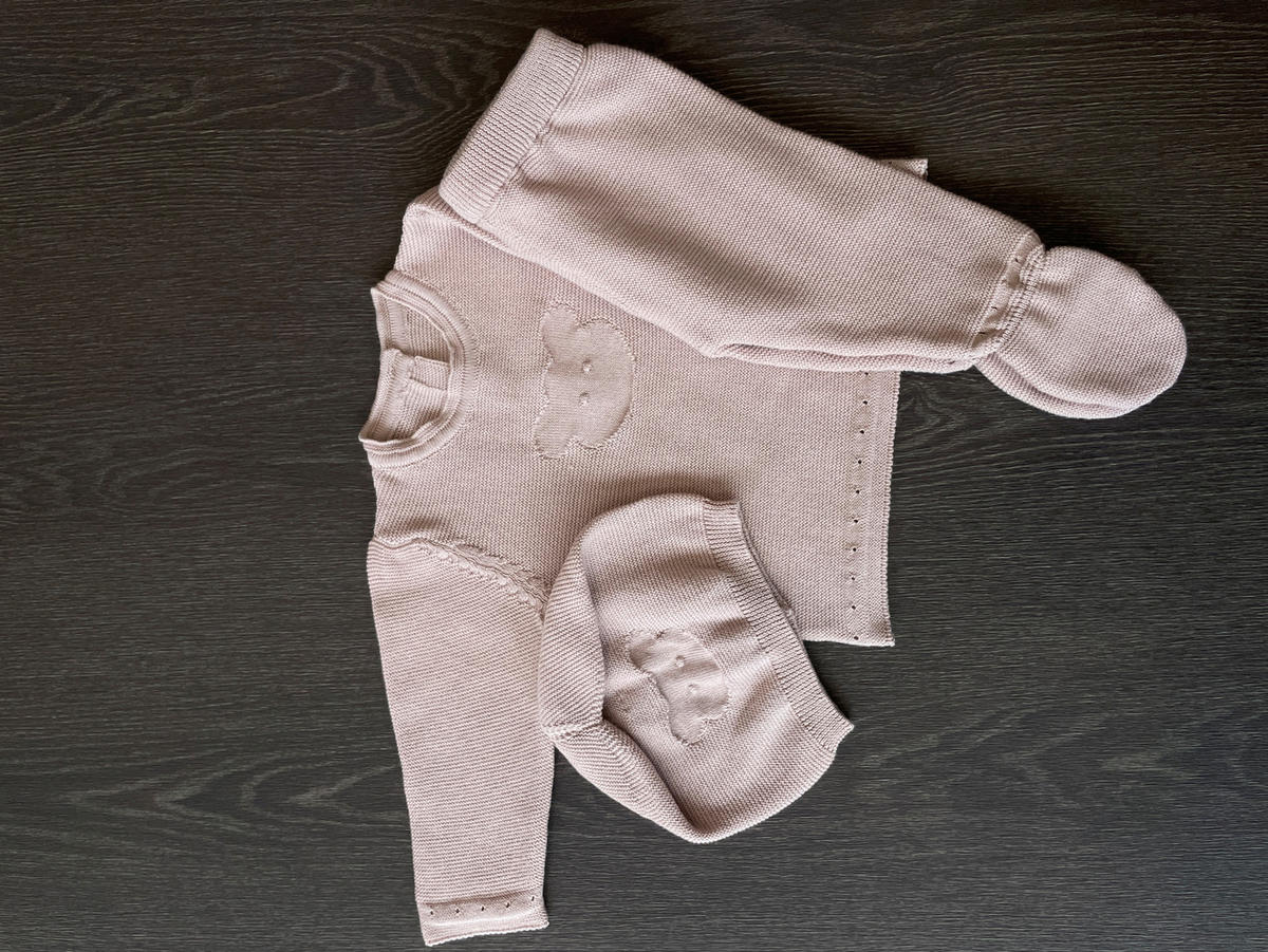 BABYBEKLEIDUNGSSET - Rosa, Basics, Textil (56null) - Avelia