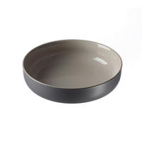 SCHALE Jasper 19 cm  - Weiss/Grau, Design, Keramik (19cm) - Ritzenhoff Breker