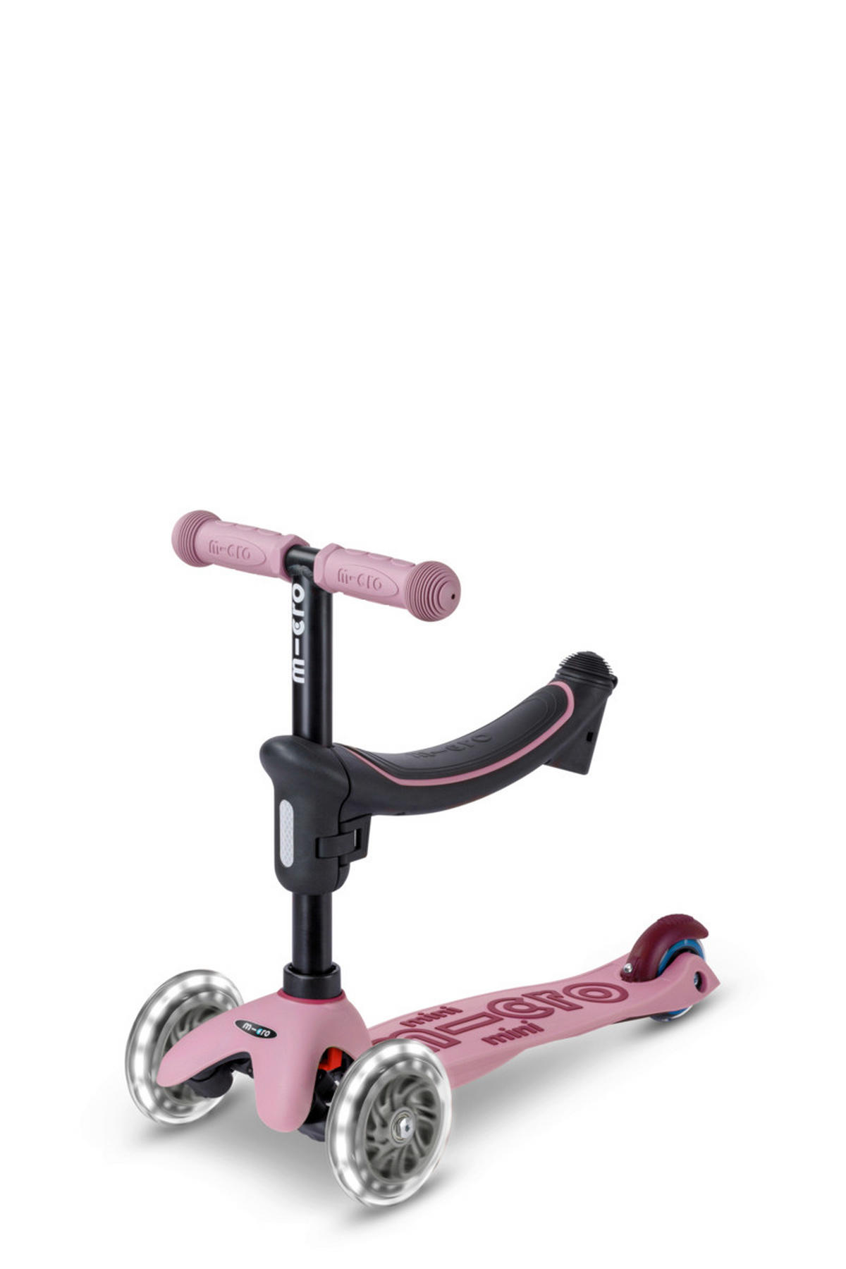 KINDERSCOOTER Mini Rock & Go  - Hellrosa, Basics, Kunststoff/Metall (67/28/45-77cm)