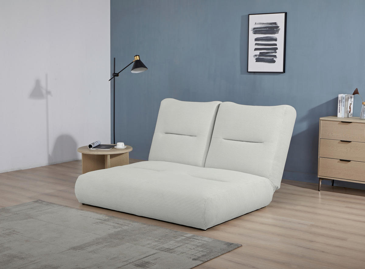 SCHLAFSOFA in Textil Hellgrau  - Hellgrau, Design, Textil (159/88/160cm) - Livetastic