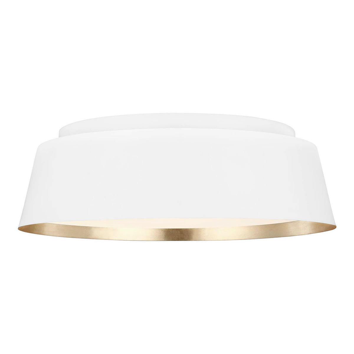 DECKENLEUCHTE  36.8/11.9 cm    - Weiss, Basics, Glas/Metall (36.8/11.9cm) - Elstead Lighting