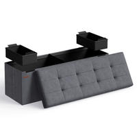 SITZBOX  - Grau, Trend, Textil (110/38/38cm) - Boxxx