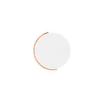 LED-DECKENLEUCHTE Jano 31,5/3,5 cm   - Braun/Weiß, Basics, Holz/Kunststoff (31,5/3,5cm)