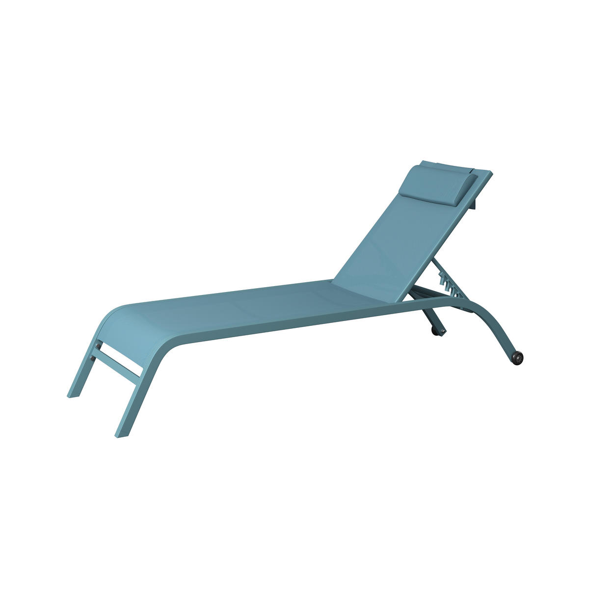 KERTI NAPOZÓÁGY 198/87/62 cm  - kék/zöld, Design, textil/fém (198/87/62cm) - Ambia Garden