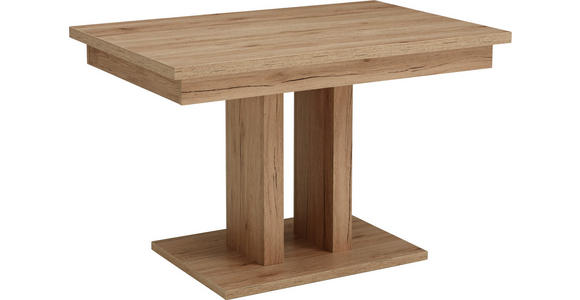 ESSTISCH in Holzwerkstoff 120(160)/80/76 cm - Eichefarben, KONVENTIONELL, Holzwerkstoff (120(160)/80/76cm) - Cantus