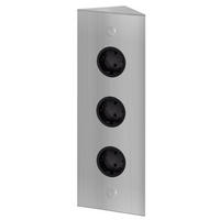 STECKDOSENELEMENT - Edelstahlfarben, Metall (11,5/32/8,3cm) - HKT