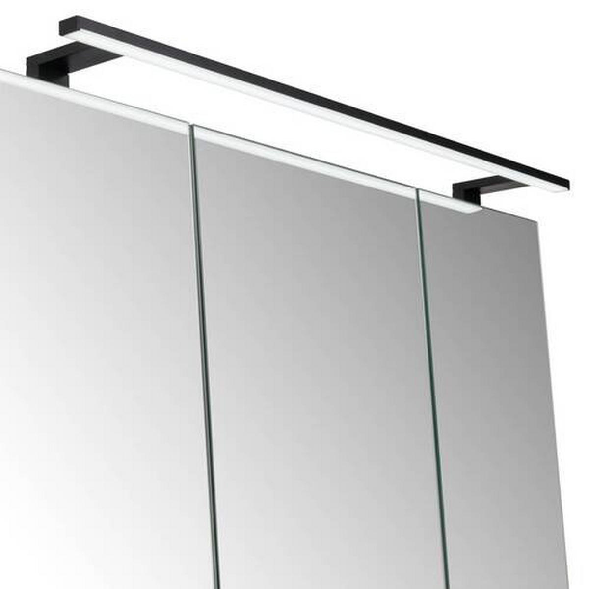 BADEZIMMER 3-teilig  in 102 cm  - Dunkelgrün/Weiß, Design, Glas/Keramik (102cm) - Novel