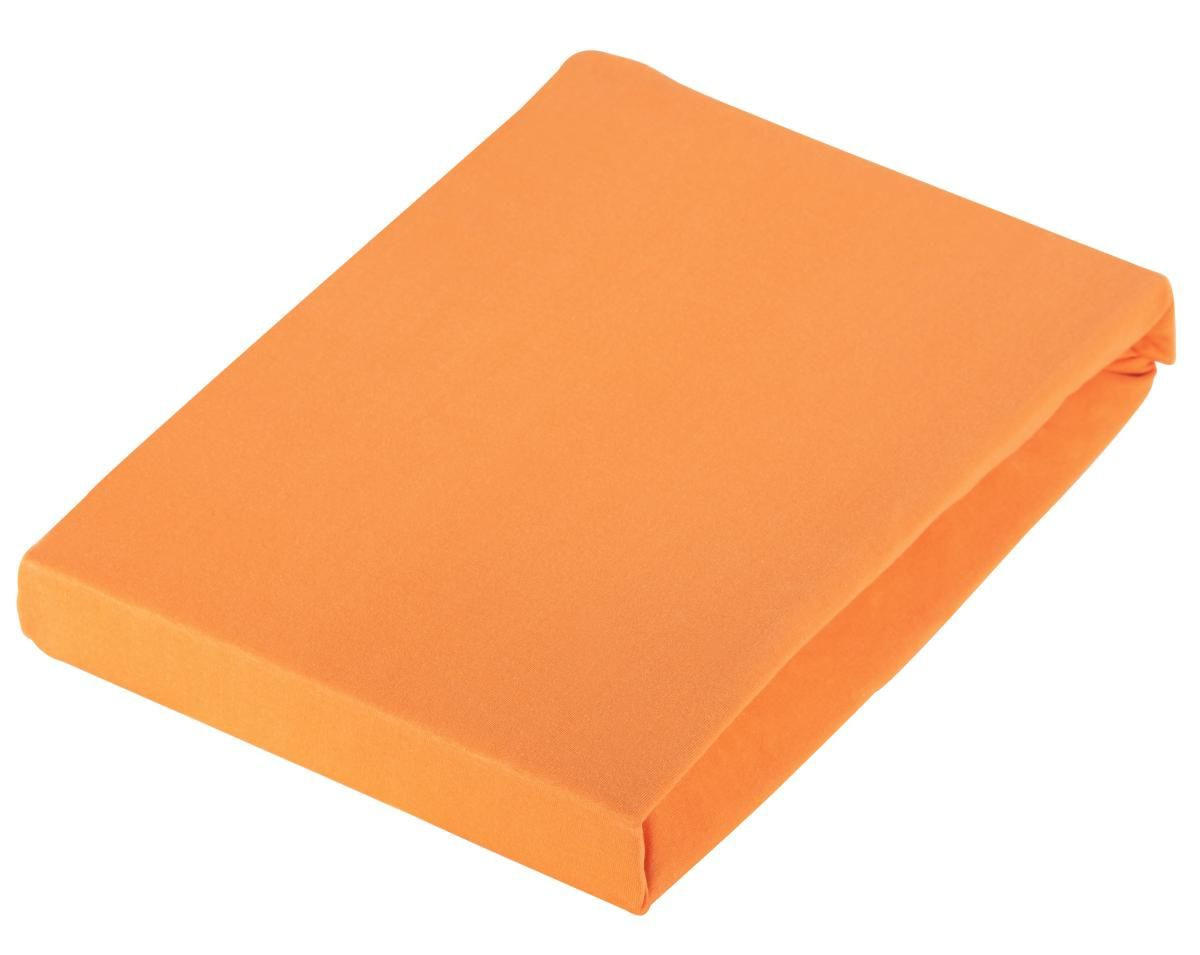 ČARŠAV SA GUMOM 100/200 cm  - narandžasta, Konvencionalno, tekstil (100/200cm) - Novel