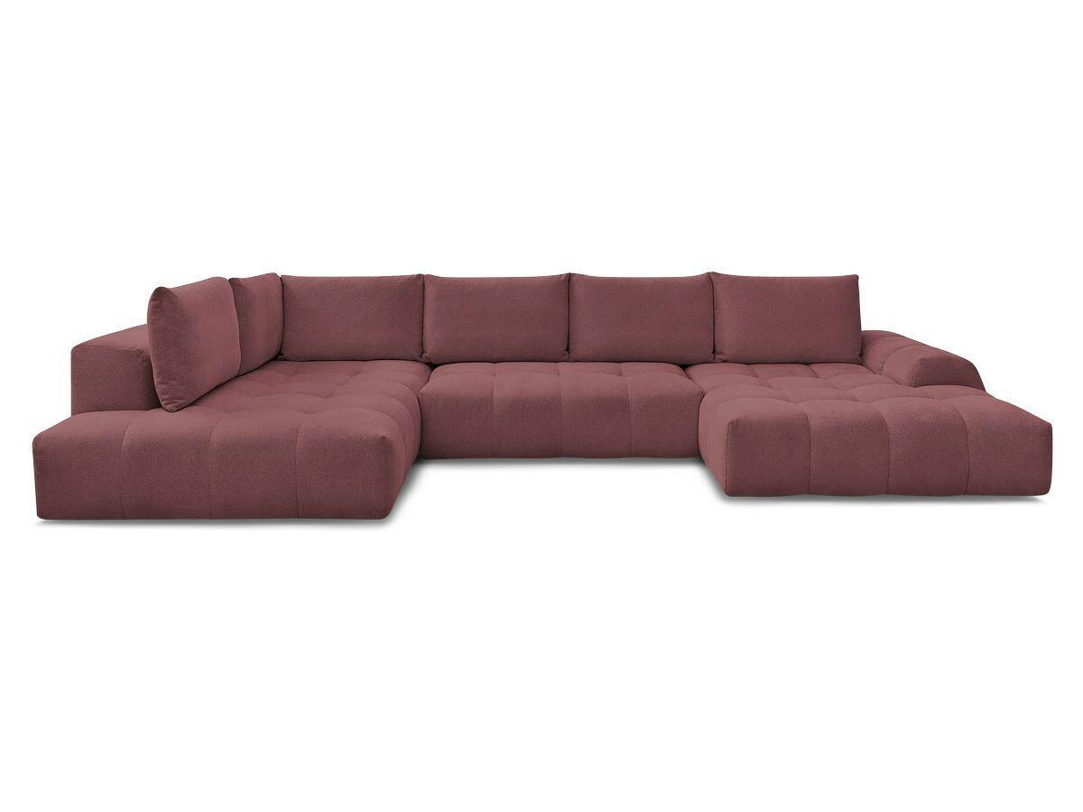 ECKSCHLAFSOFA EVEREST  mit Rücken echt, Armteil links, Armteil rechts Flachgewebe Rot  - Rot/Schwarz, MODERN, Kunststoff/Textil (423/212/90cm)