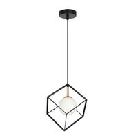 PENDELLEUCHTE Weert 15/15/115 cm   - Goldfarben/Schwarz, Basics, Metall (15/15/115cm)