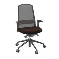 DREHSTUHL Anthrazit, Schwarz  - Anthrazit/Schwarz, MODERN, Kunststoff/Textil (70/103-115/70cm)