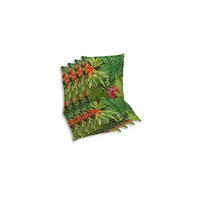 SESSELAUFLAGENSET Blätter  - Dunkelgrün/Hellgrün, Basics, Textil (50/7/100cm)