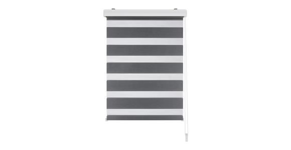 DOPPELROLLO 140/160 cm - Transparent/Grau, Basics, Textil (140/160cm) - Boxxx