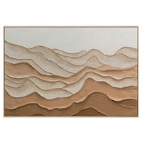 ÖLGEMÄLDE Abstraktes Multicolor 120/80 cm  - Hellgelb/Multicolor, Trend, Holz/Kunststoff (120/80cm) - Monee